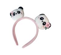 Plush Fabric Hairband With Friendly Embroidery Cartoon Hair Ornament For Parties School Event And Casual Outings Panda Headbands