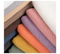 Plush Faux Sheep Wool Fleece Fabric, Sherpa Fleece Fabric Long Pile Faux Fur Material for Home Décor, Photography Backdrops, Dressmaking, Crafts, Blankets, Crafted Items, 50x160cm (Color : Light Grey