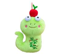 Plush Figure Stuffed Toy Year of the Doll 3D Chinese Plush Toys Chinese New Year Cuddly Toys for Chinese Spring Festival PP Short Headband (Green, C)