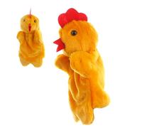 Plush Finger Puppet - Cute Chicken Figure Toy, Animal Doll | Engaging Soft Prop For Children Learning Games, Comedic Party Entertainment Accessory For Friends Or Family, Creative Farmyard Rolep