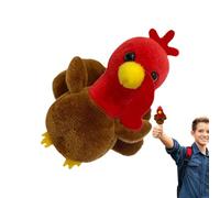 Plush Finger Puppets,Turkey Doll Stuffed Animal Hand Puppet | Educational Puppets for Storytelling Role Play, Finger Plush Toys for Kids Girls Boys