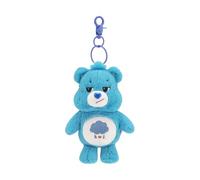Plush Fluffy Fur Teddy Bear Blue Cloud Kawaii Care 3D Kawaii Y2K Harajuku Oversized Big Decorative Keyring Bag Charm Key Ring Chain Keychain Personalised Clip Name Clasp Custom Design