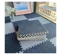 Plush Foam Floor Mat, 12 Pcs Puzzle Foam Floor Mat For Bedroom,Interlocking Carpet Squares,Splicing Floor Mats(Dark Gray+light Gray)