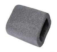 Plush Foam Mic Cover for FIFINE AM8 Windscreen | Custom fit for FIFINE AM8, reduces plosives, soft plush texture, black and grey choices, easy slide-on install(Gray 27A12)