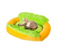 Plush Food Shape Cat Bed, Non-Slip Pet Nest For Cozy Comfort