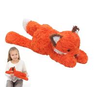Plush Fox, Plush Fox | 14 Inch Cuddly Fox Plush Sofa Decor | Cute Lying Fox Plush Toy, Home Toy Decoration, Suitable for Home Decoration