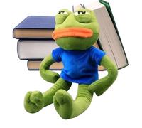 Plush Frog | Compact Small Stuffed Animals Sad Frog - Cartoon Plush Toy Comfortable Touch for Indoor Easter Christmas Birthday Valentine Toddler Boy Girl Baby