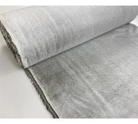 Plush Fur Fabric Faux Super Soft Short Luxury Animal Cosplay for Dressmaking Sold Per Half METRE (Black Frost)
