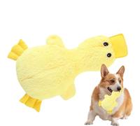 Plush Generic Duck Dog Toy - Dog Chew Toy for Watching, Glicker Animal Cartoon Toy for Pet Puppies | Shetter Shelter Maison Press Squeaky Crush Toy for Little Dogs Dog