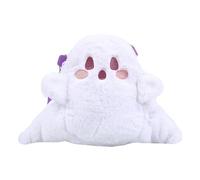 Plush Ghost Bag - Kawaii Backpack, Student Shoulder Backpack, Novelty Satchel, Scary | Funny Trendy Lightweight Accessory for Kids Girls School Travel E