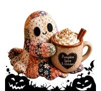 Plush Ghost Sewing Kit - 20x15cm DIY Fabric Craft Handmade Halloween Decor