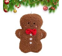 Plush Gingerbread 7 Inches | Stuffed Gingerbread Toy | Holiday Decorations Stuffed Pillow Ornaments for Couch Door Window Chair Sofa Party Home Christmas Tree