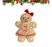 Plush Gingerbread Male - 10 Inch Christmas Ornament | Soft Christmas Decor - Cute Desktop and Sofa Decoration for Bedroom, Living Room, Car or Office, Festive Stuffed Animal That Barred Holiday