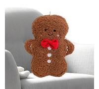 Plush Gingerbread Man 7 Inches - Gingerbread Hugging Toy,Stuffed Pillow Soft Ornaments for Holiday Door Sofa Table Tree Chair Home Party Couch Christmas Decoration