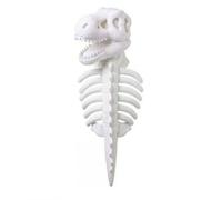 Plush Glow-in-the-Dark Dinosaur Skeleton Costume,T-Rex Pet Hood Suit,Comfortable Halloween Cosplay Clothes for Cats and Dogs,Halloween Costumes(D-Glow in the Dark-9.8 inch)