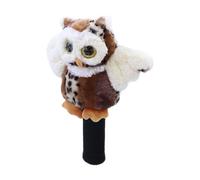 Plush Golf Head Covers,32x10cm Owl Stuffed Funny Driver Headcover,170g Golf Accessories Funny And Functional For Men, Fit Drivers And Fairway Woods