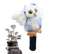 Plush Golf Head Covers, Owl Stuffed Driver Headcover, Funny Golf Head Covers, Golf Accessories Headcovers, Driver Headcover for Golf, Golf Headcover for Men, Fairway Woods Headcover, Owl Golf Headcove