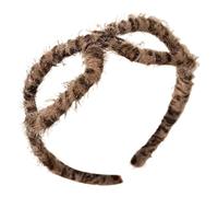 Plush Hair Band, Eyewear Makeup Band, Fashion Leopard Print Hair Hoop for Women and Girls, Hair Accessories