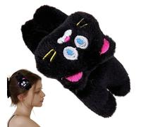Plush Hair Clip, Small Cat Hair Bows, Stuffed Animal Hair Clips, Cat Shape Hair Clip Creative Hair Accessories for Outdoor Girls