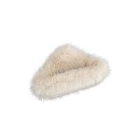 Plush hairpin, elegant hairpin, autumn and winter shark clip(Light Brown)