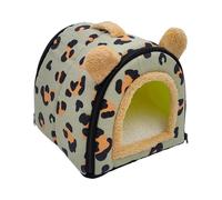 Plush Hamster Bed - Bed | Warm Non-Slip Bed | Hideaway for Guinea Hamsters | For Multi-Purpose Ferrets | Cute Hedgehog House For Peta