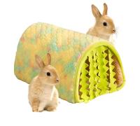 Plush Hamster Bed, Soft Nest for Small Animals, Warm Dwarf Sleeping House with Cushion Base, Furry Animal, Comfortable Design Small Animal Bed, Nesting Place