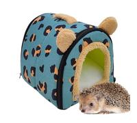 Plush Hamster Bed - Winter Cave, Anti Slip - Small House | Sugar Glider & Hedgehog Flufy , Cosy Nesting Place Indoors for Hamsters and Small Animals Who Sleep Relaxing