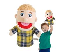 Plush Hand Puppet - Role Play Toy Cartoon Family Characters | Soft Educational Puppet Set Interactive Finger Puppet for