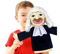 Plush Hand Puppet - Soft Role Toy | 15.7 Inch Career Doll for School Home Classroom Story Theater Learning Entertainment Fun Show Education