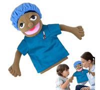 Plush Hand Puppet - Soft Role Toy | 15.7 Inch Career Doll for School Home Classroom Story Theater Learning Entertainment Fun Show Education