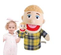 Plush Hand Puppets: Cartoon Family Role Playing Toys, Open Character Puppet Gloves for Kindergarten Teaching, Storytelling