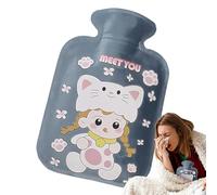 Plush Hand Warmer Water Filled Winter Hot Water Bottle | 500ml Plush Winter Hot Water Bottle | Large Capacity Heating Mat Portable Soft Warmer