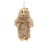 Plush Handkerchief,Chenille Absorbent Bear-Shaped Decorative Handkerchief with Loop - Cute Animals Soft Chenille Towels | for Home Indoor Bathroom Washroom Kitchen Inside