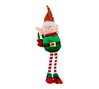 Plush Hanging Christmas Elf Assorted Colours