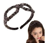 Plush Headband | Glasses Shaped Skin Care Headband - Fashion Leopard Print Hair Hoop for Women and Girls, Hair Accessories