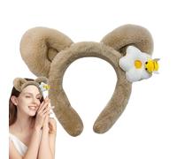 Plush Headband:This plush headband is both stylish and functional, giving a streamlined and cute look.It goes great with casual outfits and ensures comfort without