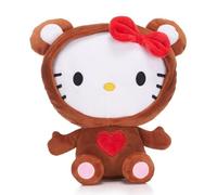 Plush Hello Kitty in Bear Onesie 10 inch Outfit Kawaii Soft Toy Hello Kitty
