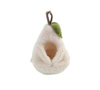 Plush Hiding Bed Pear Shape for Hamster - Comfortable Sleeping Bed Soft Home (Souris, Gerbil, Golden Bear, Degu, Guinea Pig, Dwarf Rabbit) - Secure Comfort, Warm Design, Accesses