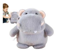 Plush Hippo Stuffed Animal - Soft Hippo Stuffed Animal Pillow, Stu-ffed Hi-ppo Toy, Soft Hipp-o Stuff-ed Toys, Toys Model Dolls For Kids Adults