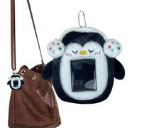 Plush Holder, Penguin Plush Photo Pouches | Postcard Holder Penguins Photo Card Protector - Cartoon Card Cover, Postcard Pouch