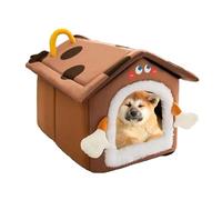 Plush Hooded Cat Bed, Detachable Pet Beds, Soft Plush Pet Cave, Foldable Dog Beds With Plush Hooded Cat Bed Cave Designed For Ultimate Comfort And Warmth For Your Pets