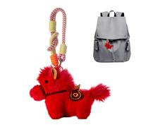 Plush Horse | Cute Figurine Pendant Collection - with Lanyard and Plush Key Ring | for Women Men Backpack Handbag Gift Birthday Christmas New Year 2026 Favorites of F