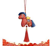 Plush Horse Doll - 2026 Auspicious Keepsake,Chinese Horse Plush Ornament Stuffed - for Shoulder Bag Backpack Tote Bag Women Girls Students Travel Commuting