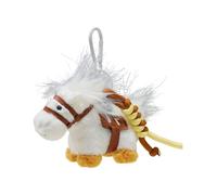 Plush horse keychain charm is made of durable polyester fabric, meaning good luck, safe to use with keys or bags. Motivational Keychain, フリーサイズ