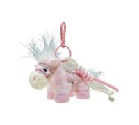 Plush horse keychain charm is made of durable polyester fabric, meaning good luck, safe to use with keys or bags. Motivational Keychain, フリーサイズ