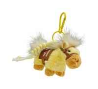 Plush horse keychain charm is made of durable polyester fabric, meaning good luck, safe to use with keys or bags. Motivational Keychain, フリーサイズ