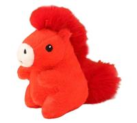 Plush Horse - Soft Fabric, Cute Shape, Embroidered Elements, Companion Style | With Play Support for Kids Room, Nursery, Travel, Comfort, Stories, Activities, Sleep