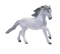 Plush Horse Toy Grey 15.2x15.2x9.5cm UltraRealistic Soft Fur Cuddly Gift forKids
