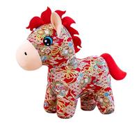 Plush Horse | Traditional Soft Decoration, Chinese Plush Animal for the Year of the Horse | For Collectors Girlfriend Boys Girls Sisters Sofa Desk Party