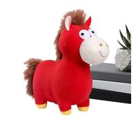 Plush Horses | New Year Soft Doll Chinese Decorations | Chinese Year Of The Horse Plush Doll | Cute Stuffed Horse Toy For Home Office Desk Sofa Dorm Living Room | Great Gift For Kids Adults Friends